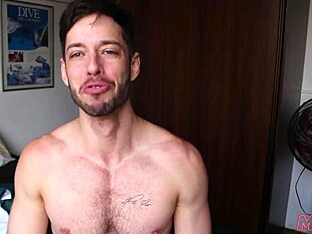 Straight twink's first anal adventure