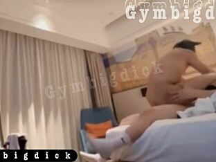 Asian gay couple having raw sex in different positions