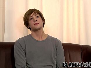 Redhead gay Johannes Lars self-pleasure