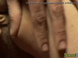 Hardcore facial for young gay guy