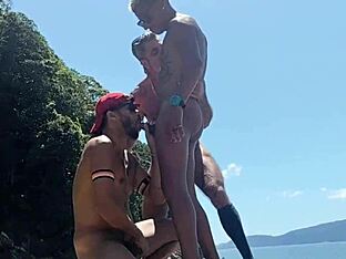 African Glory Hole beach orgy