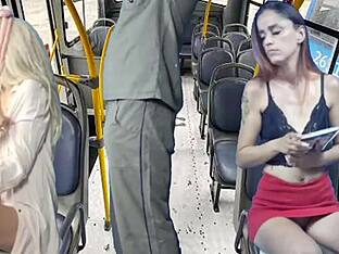 Gay bus party on public transportation