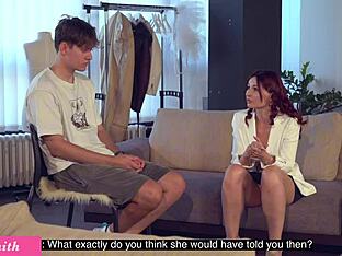 Gay man’s therapist handcuffs him and then gives him a deep analingus