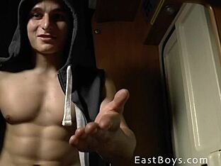 Muscular twinks get a hot massage from Caravan Boys' Dylan