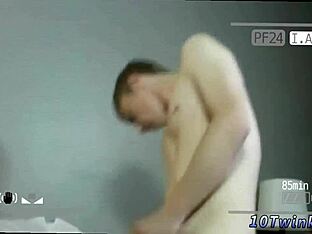 Young Russian twink's solo performance with anal sex scenes