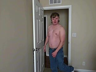 Gay sex with a hot twink without a condom