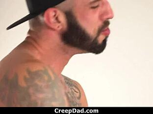 Stepson's gay awakening with dad