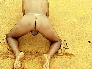 Hot gay Latino flaunts ass