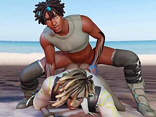 Gay anime features hot beach scene
