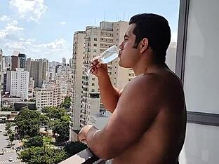Hot gay sex in the pool on a hot summer day in Yuri ga�cho