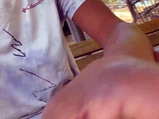 Public Gay Orgasm in College