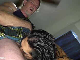 Gay men with body hair having sex