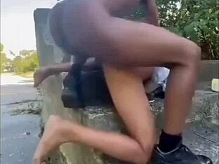 Outdoor adventure with big dick