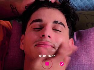 Staxus skincare with my boyfriend and we both reach orgasm