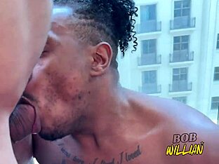 Twinks and ebony get stuck