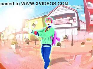 Public sexroof adventure for horny twink