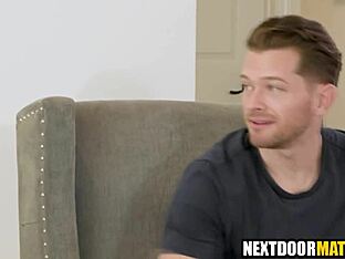 Gay sex with rimjob and bareback in a hot video with friends