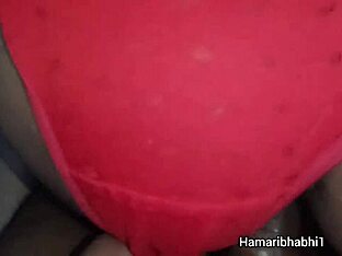 Married Indian man has sex with his sister in law wearing a red dress