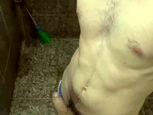 Skinny twink's first gay adventure