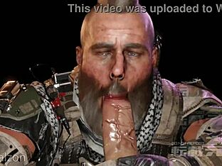 Hot gay animation: Blowjob compilation from Joe Calzon's Patreon