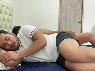 Stepdad punishes Daddy's boy hardcore