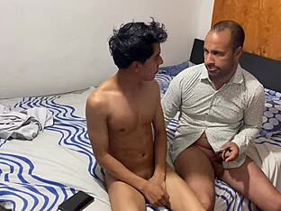 Hardcore bisexual action with big cock