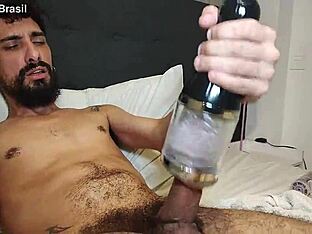 Luigi Soloboy's hairy armpits and big cock in a solo scene