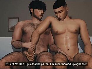 3D animated bareback Yaoi hentai