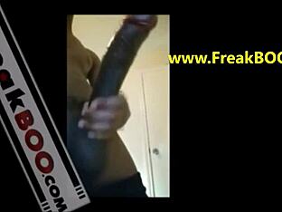 A black guy with an enormous dick, he can't be contained