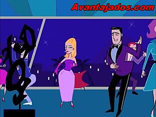 Animated gay sex cartoon at the party - Animated Brazilian Gay Cartoon Compilation